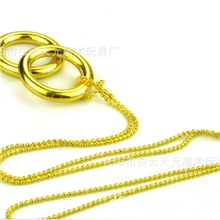 刻字无缝魔结镀金镀银喜结良缘明日环中华魔结魔术玩具批发