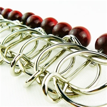 拆装木珠九连环古典智力解锁解环玩具休闲益智玩具