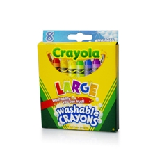 大量批发绘儿乐8色可水洗大蜡笔52-3280