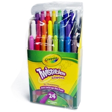 大量批发绘儿乐24色迷你装可拧转蜡笔52-9724