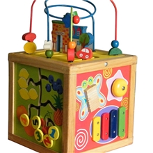批发供应智力大绕珠多功能游戏箱木制百宝箱