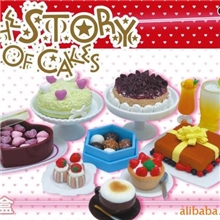 ORCARA*甲壳原盒玩*西洋果子物语/创意礼品/食玩-蛋糕仿真场景