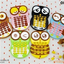 2030翻眼小液压卡通计算机/甲壳原ORCARA可爱创意文具电子计算器