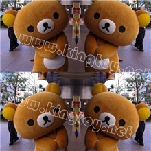 厂家直销卡通人偶服装，卡通道具，行走人偶轻松熊