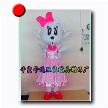 订做品牌代言吉祥物道具服装，卡通人偶，巴布豆卡通狗