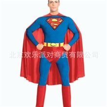 化妆舞会服装衣服表演服装派对服装/大人超人服装衣服服饰男超人