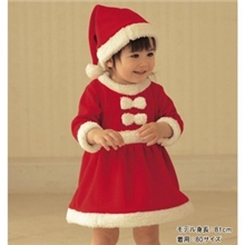 女婴秋款圣诞老人造型连体衣/哈衣外贸婴幼儿服装