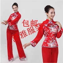 秧歌服装演出服饰腰鼓秧歌扇子舞蹈东北民族舞蹈演出装