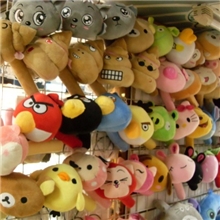 【混批】卡通动物发声锤毛绒玩具可爱敲打锤小孩笑声音乐锤