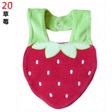 卡通口水巾草莓