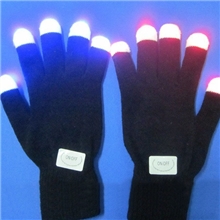 街舞手套发光手套表演七彩闪光手套/LED发光手套舞台表演手套