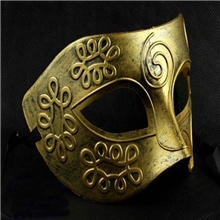 义乌面具小额批发万圣节仿古面具古董面具希腊罗马斗士面具