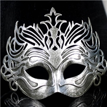 义乌面具小额批发仿古古罗马斗士皇冠面具化妆舞会面具
