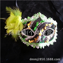2013最新款假面舞会面具舞会侧花面具意式走台面具诚邀批发