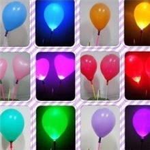 圆形第二代闪光气球发光夜光气球第2代发光气球批发g4
