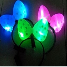 发光蝴蝶结发夹闪光发箍发光发卡发夹儿童玩具演唱会用品G17