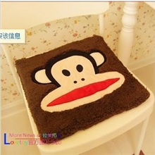 可爱卡通舒棉绒情侣绑带坐垫/办公椅垫/椅垫