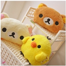 批发供应轻松熊轻松小熊/手捂抱枕靠垫毛绒玩具暖手捂