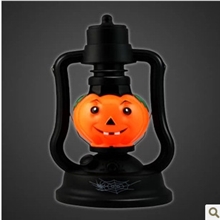 万圣节手提南瓜灯带灯带声音鬼节南瓜灯装饰道具