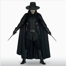 个性cosplayV字仇杀队装扮VForVendetta电影主题V怪客