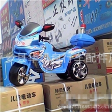 戴警灯多色可选神勇贝贝儿童电动车电动摩托车童车充电电瓶车