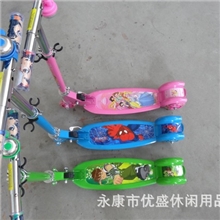 高合金铁制宽板三轮滑板车厂家直销质量保证新产品热销滑板车