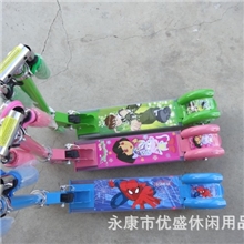 带音乐闪灯铁三轮滑板车厂家直销质量保证最新产品热销滑板车