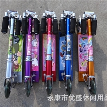 豪华经济型铝合金三轮儿童滑板车厂家直销最新产品热销滑板车