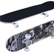 厂家直销双翘7层枫木四轮滑板抛光支架成人专业滑板滑板批发