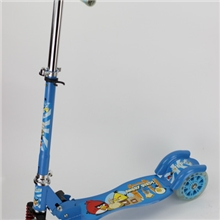 厂家直销可折叠儿童三轮滑板125PU闪光轮脚踏滑板全车铁高档906