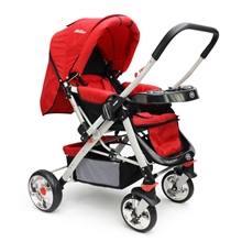 高景观双向婴儿推车童车婴儿车可平躺折叠四轮手推车超强避震推车