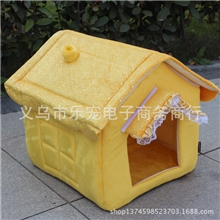 厂家直销宠物用品时尚保暖新款创意狗窝雨罩房13年新款