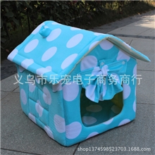 厂家直销宠物用品个性时尚可爱门帘房子狗窝狗垫狗窝批发