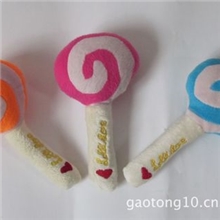 厂家生产宠物毛绒玩具毛绒宠物发声玩具超萌棒棒糖现货批发