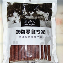 厂家供应高品质牛肉棒肉条500g装真给力品质宠物食品