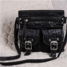 剪标NEWLOOK出口高品质PU皮挎包单肩女包340G