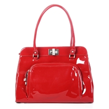 牛货超高性价比法国daniel亮皮镜面革手提单肩女包欧美出口920G