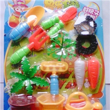厂家批发新款快乐农场系列儿童益智过家家玩具仿真种花工具
