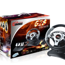 厂家直销PS2/PS3/USB三合一多功能游戏方向盘赛车游戏方向盘