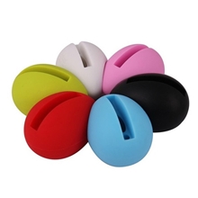 厂家直销iPhone44S专用底座扩音器/苹果创意硅胶/喇叭音乐蛋音箱