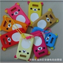 厂家直销硅胶轻松小熊手机套手机壳保护套硅胶套
