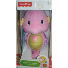 费雪声光安抚小海马正品费雪海马宝宝婴幼儿儿安抚玩具R5534