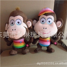 玩具厂家定做猴子公仔情侣猴子发音毛绒玩具大嘴猴