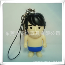 供应钥匙圈公仔塑胶锁圈公仔吊饰公仔塑胶公仔