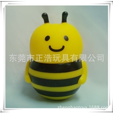 供应搪胶不倒翁玩具塑胶不倒翁公仔搪胶动物玩具搪胶玩具