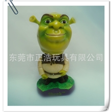 生产塑胶摇头公仔塑胶玩具搪胶玩具摆饰汽车内饰用品，