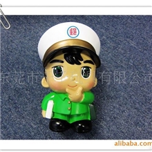 供应存钱罐塑料钱罐搪胶公仔储钱罐存钱筒搪胶加工