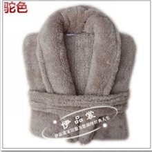 男士特厚加长浴袍批发女士加厚珊瑚绒浴袍批发睡衣家居服睡袍