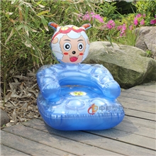现货供应儿童充气沙发pvc充气沙发喜洋洋沙发大量库存