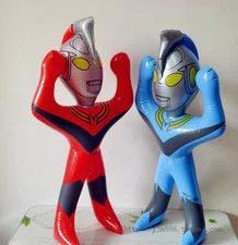 儿童充气玩具批发PVC皮货举手奥特慢